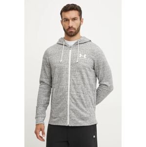 Dukserica Under Armour za muškarce, boja: bijela, s kapuljačom, bez uzorka