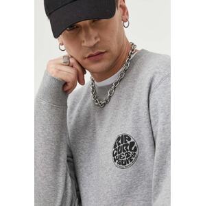 Dukserica Rip Curl za muškarce, boja: crna, s tiskom