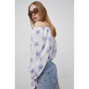 Bluza Levi's za žene, boja: bijela, s uzorkom