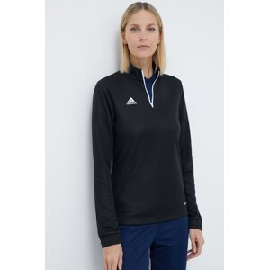 Dukserica za trening adidas Performance Entrada 22 za žene, boja: crna, glatka, H57541