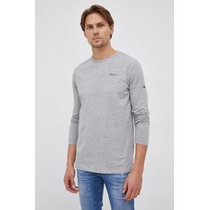 Majica kratkih rukava Pepe Jeans Original Basic 2 Long boja: siva