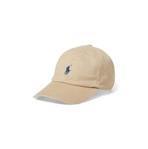 Pamučna kapa za djecu Polo Ralph Lauren boja: bež, glatka