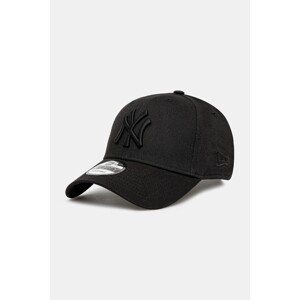 Pamučna kapa New Era boja: crna, s aplikacijom, 80468932.BLACK-BLACK