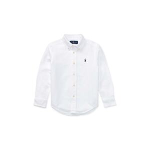 Dječja pamučna košulja Polo Ralph Lauren boja: bijela