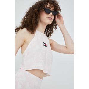 Top Tommy Jeans za žene, boja: ružičasta