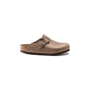 Natikače od nubuk kože Birkenstock Boston boja: smeđa, 960813