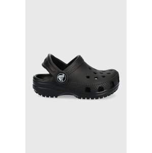 Dječje natikače Crocs boja: crna