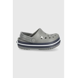 Dječje natikače Crocs boja: siva