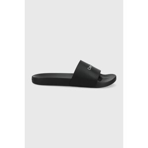 Natikače Calvin Klein POOL SLIDE za muškarce, boja: crna, HM0HM00455