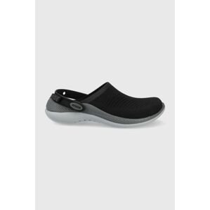 Natikače Crocs Literide 360 Clog boja: crna, 206708.0DD-BLK.SLT.GR