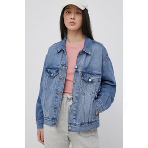 Traper jakna Levi's za žene, za prijelazno razdoblje, oversize, A1743.0004-MedIndigoW