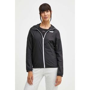 Vjetrovka Puma Essentials Solid boja: crna, za prijelazno razdoblje, 847494