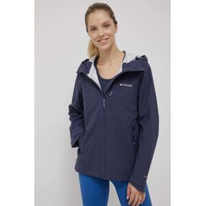Jakna outdoor Columbia Omni-tech Ampli-dry boja: tamno plava, za prijelazno razdoblje