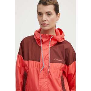 Outdoor jakna Columbia Flash Challenger boja: crvena