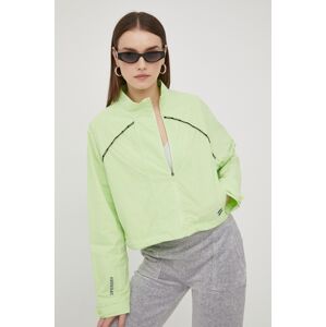 Jakna Superdry za žene, boja: zelena, za prijelazno razdoblje