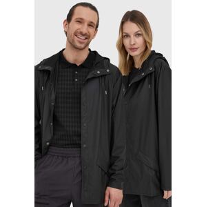 Jakna Rains Jacket boja: crna, za prijelazno razdoblje, 12010.01-Black