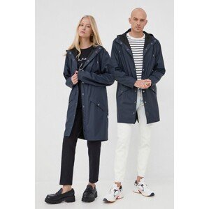 Jakna Rains Long Jacket boja: tamno plava, za prijelazno razdoblje, 12020.47-Navy