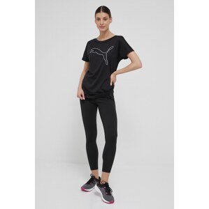 Tajice za trening Puma Favourite FOREVER za žene, boja: crna, glatke, 520267