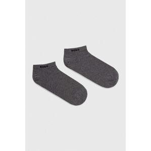 Čarape BOSS 2-pack boja: siva, 50467730