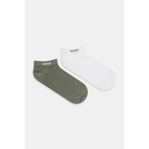 Čarape BOSS 2-pack boja: siva, 50467730