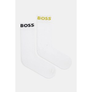 Čarape BOSS 2-pack boja: bijela, 50469747