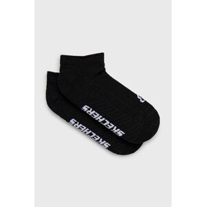 Čarape Skechers boja: crna