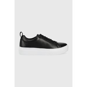 Kožne tenisice Vagabond Shoemakers Zoe Platform boja: crna