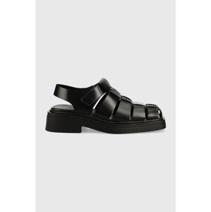 Kožne sandale Vagabond Shoemakers Eyra za žene, boja: crna, s platformom