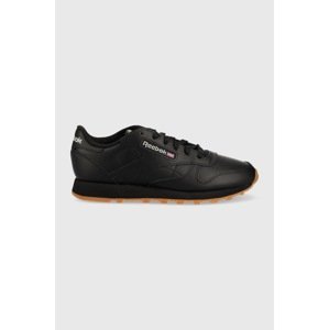 Kožne tenisice Reebok Classic LEATHER boja: crna, GY0961-CBL/PG/RBK, GY0961.100008498