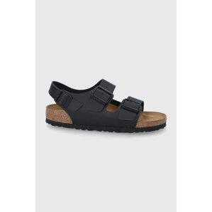 Kožne sandale Birkenstock Milano za žene, boja: crna, 34193