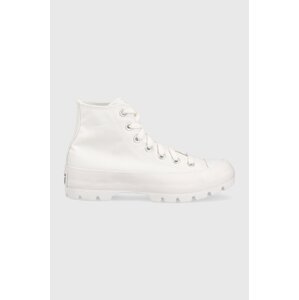 Tenisice Converse Chuck Taylor All Star Lugged Hi za žene, boja: bijela