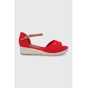 Dječje sandale Tommy Hilfiger boja: crvena