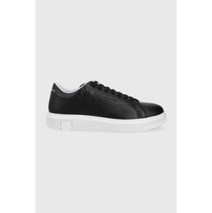 Kožne tenisice Armani Exchange boja: crna, XUX123 XV534 00002
