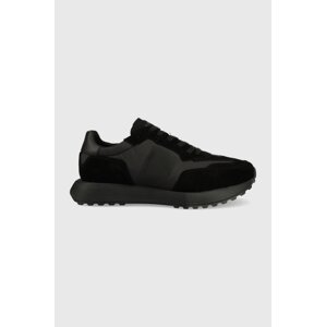 Tenisice Calvin Klein LOW TOP LACE UP MIX boja: crna, HM0HM00497