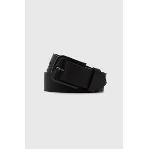 Kožni remen Levi's boja: crna