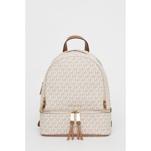Ruksak MICHAEL Michael Kors za žene, boja: bež, mali, s uzorkom