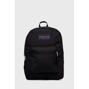 Ruksak Jansport boja: crna, veliki, glatki