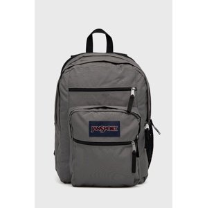Ruksak Jansport boja: siva, veliki, s aplikacijom