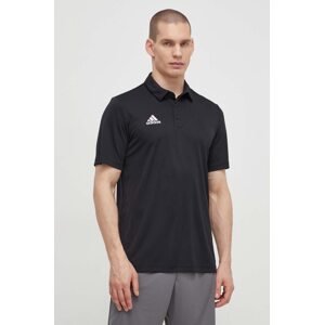 Polo majica za vježbanje adidas Performance Entrada 22 boja: crna, jednobojni model, HB5328