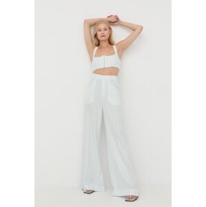 Hlače For Love & Lemons za žene, široke, visoki struk
