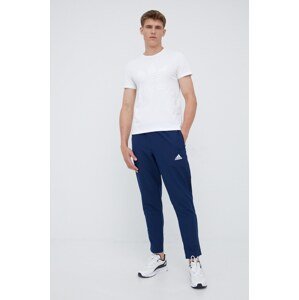 Hlače za trening adidas Performance Entrada 22 HB5329 za muškarce, boja: tamno plava, glatki materijal, HB5329