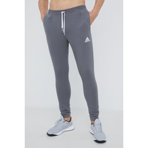 Donji dio trenirke adidas Performance Entrada 22 za muškarce, boja: siva, s aplikacijom, H57531