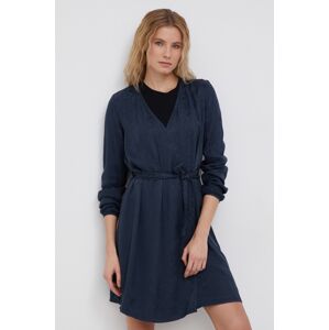 Haljina Superdry boja: tamno plava