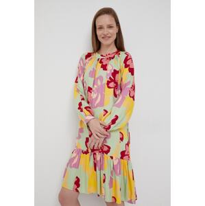 Haljina United Colors of Benetton mini, širi se prema dolje
