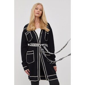 Kardigan s primjesom vune Karl Lagerfeld za žene, lagani
