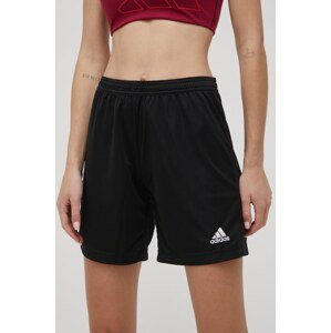 Kratke hlače adidas Performance HH9999 Entrada 22 za žene, boja: crna, glatke, srednje visoki struk, HH9999