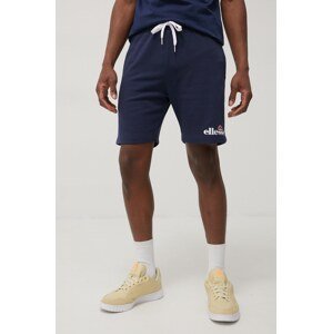Kratke hlače Ellesse Silvan Fleece Short za muškarce, boja: tamno plava, SHF09162