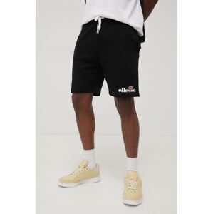 Kratke hlače Ellesse za muškarce, boja: crna, SHF09162-BLACK