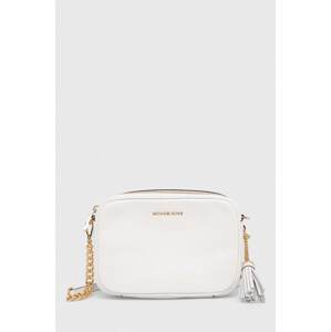 Kožna torba MICHAEL Michael Kors boja: bijela