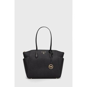 Kožna torba MICHAEL Michael Kors boja: crna